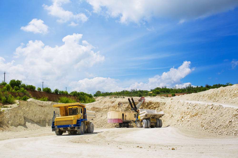 Kaolin clay mine