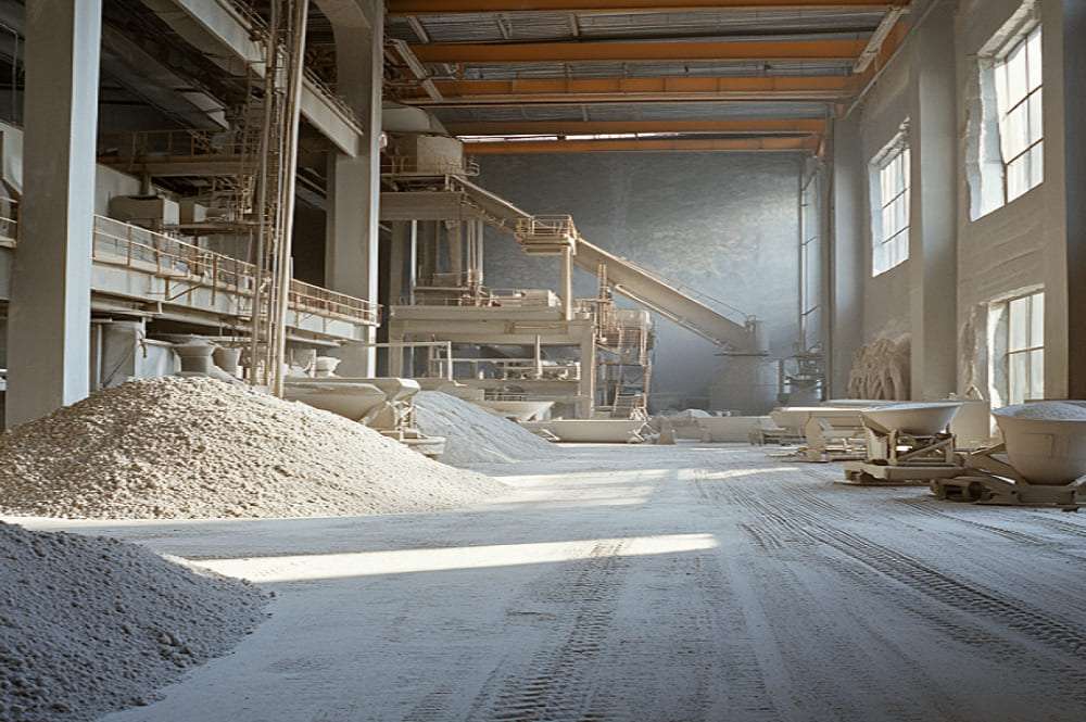 china clay processing plant