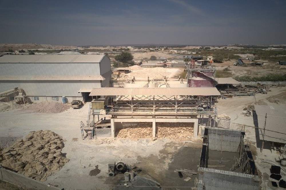 kaolin extraction plant